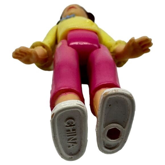 Fisher Price Sweet Streets Doll Figure Teen Girl Woman Yellow Top Pink Pants - Picture 5 of 5